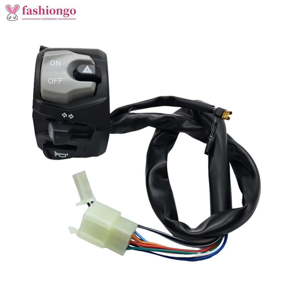 FASHIONGO Conjunto De Interruptor Multifuncional Para Guidão De Motocicleta , Controle De Buzina GSX , Unidade De Montag