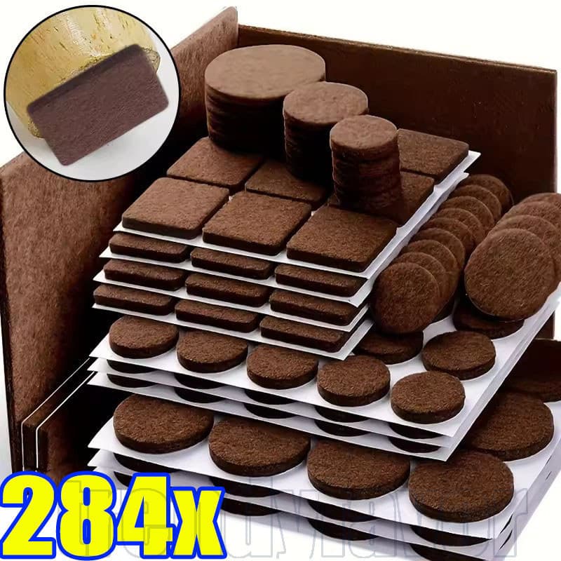 284/142 Unidades Almofadas Antiderrapantes Para Pernas De Mesa Autoadesivas-Protetores Antidesgaste Anticolisão Móveis-T