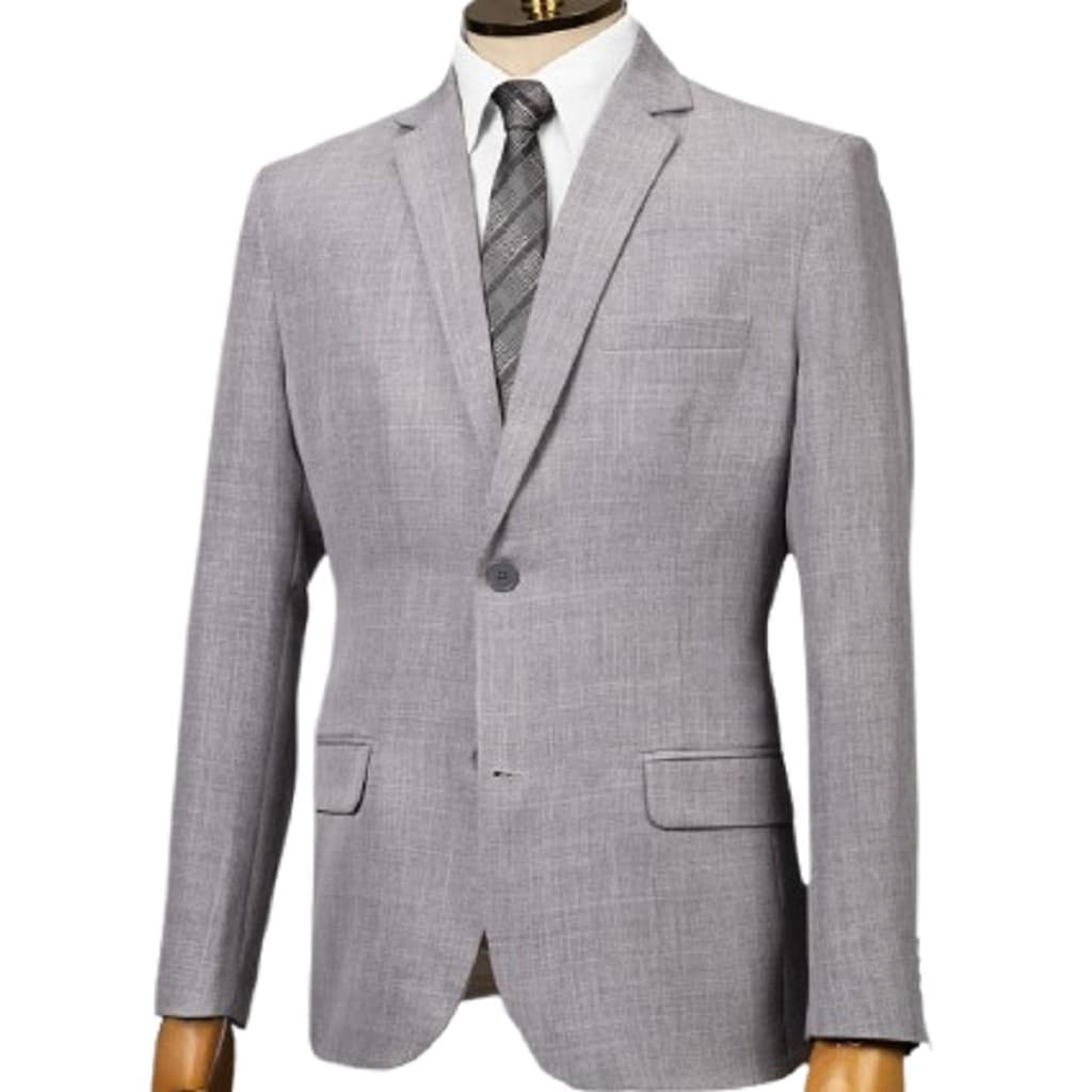 Terno microfibra cinza melange OT