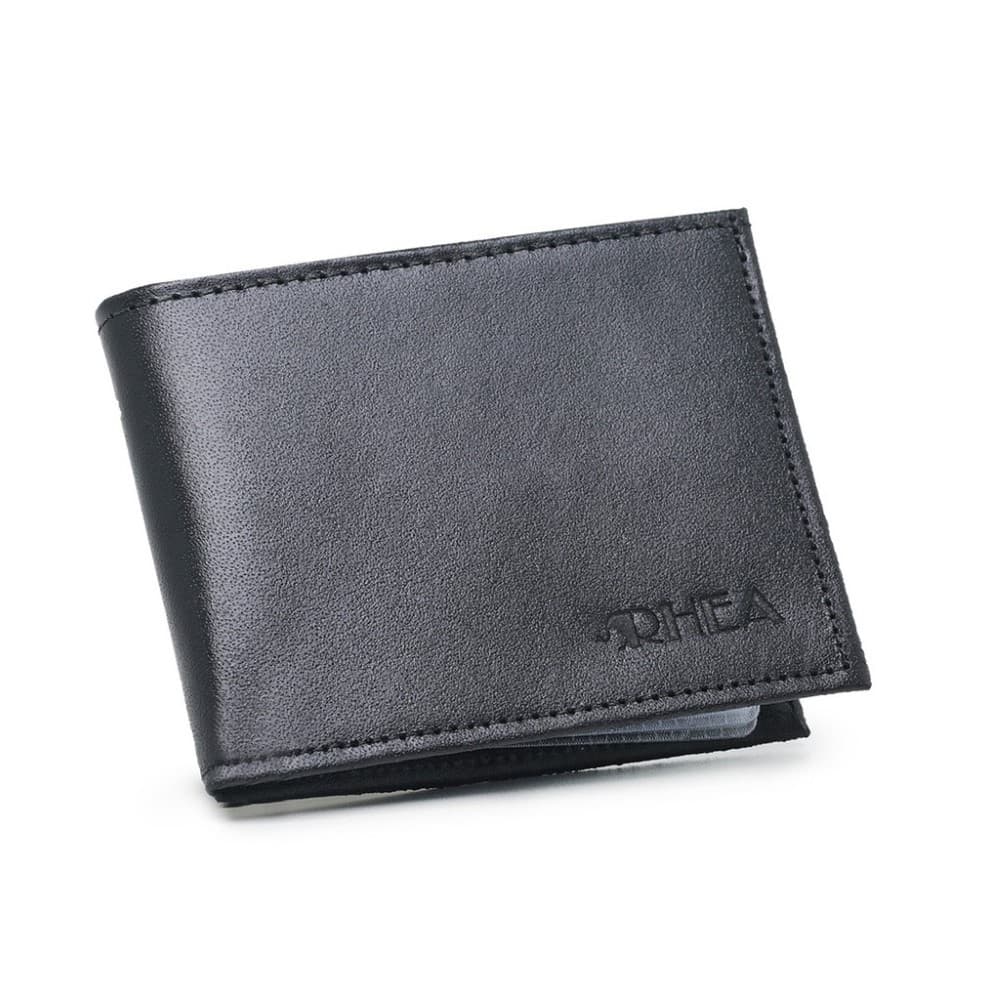 Carteira Masculina Em Couro Com Plasticos Internos Porta CNH Cartoes Cedulas Caixinha Presente