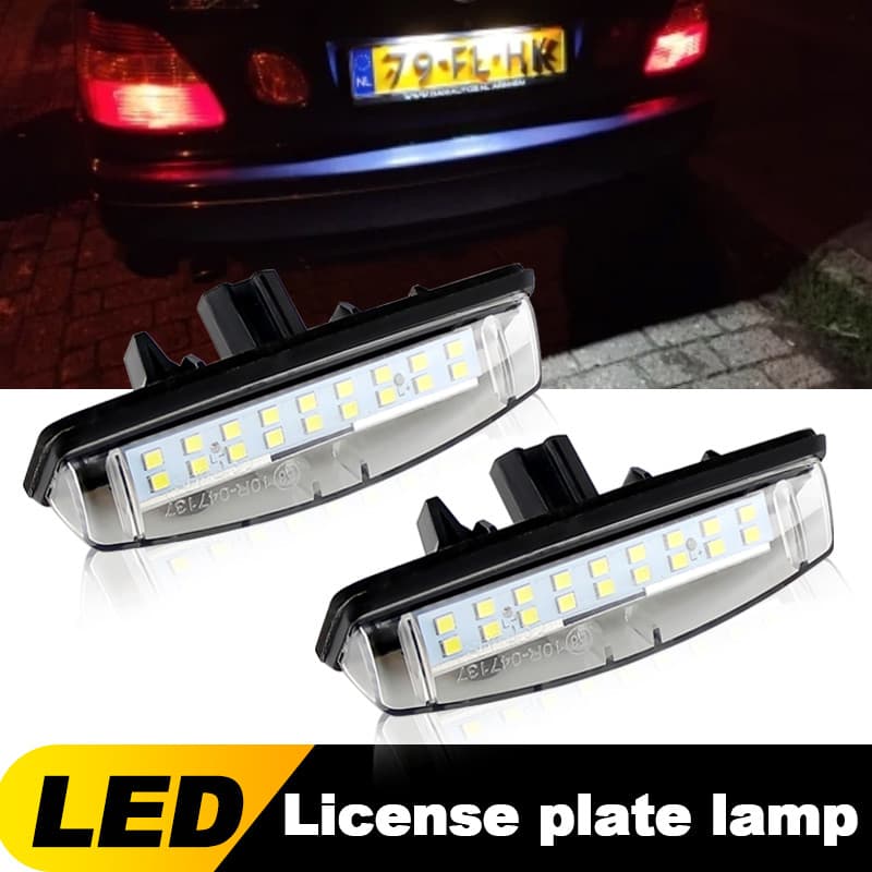 2 Peças Para Lexus Is200/Is300 Gs300/Gs430/Gs400 Ls430 Es300/Es330 Rx300/Rx330/Rx350 LX470/LX570/GX470 Led Luz Da Placa 