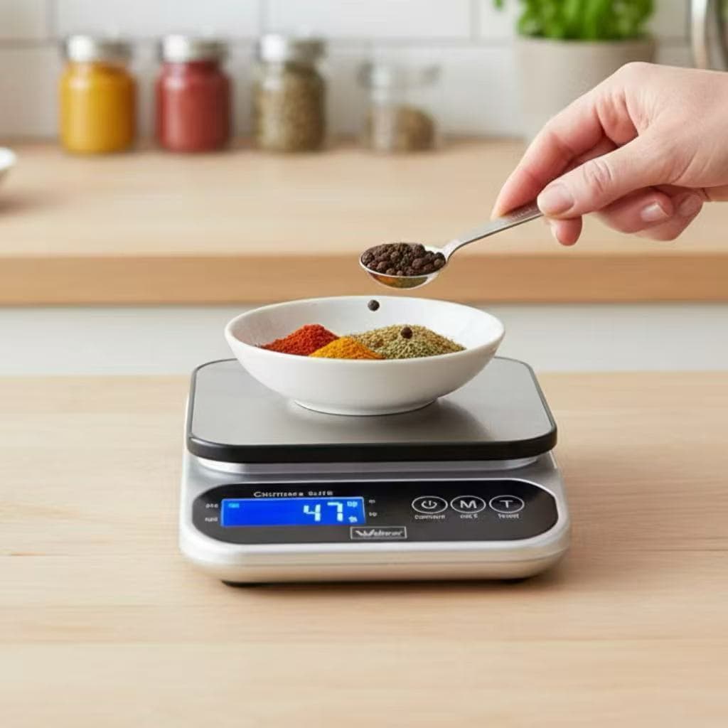 Balança Digital Precisão Alta Capacidade 5Kg Cozinha Alimentos Compacta