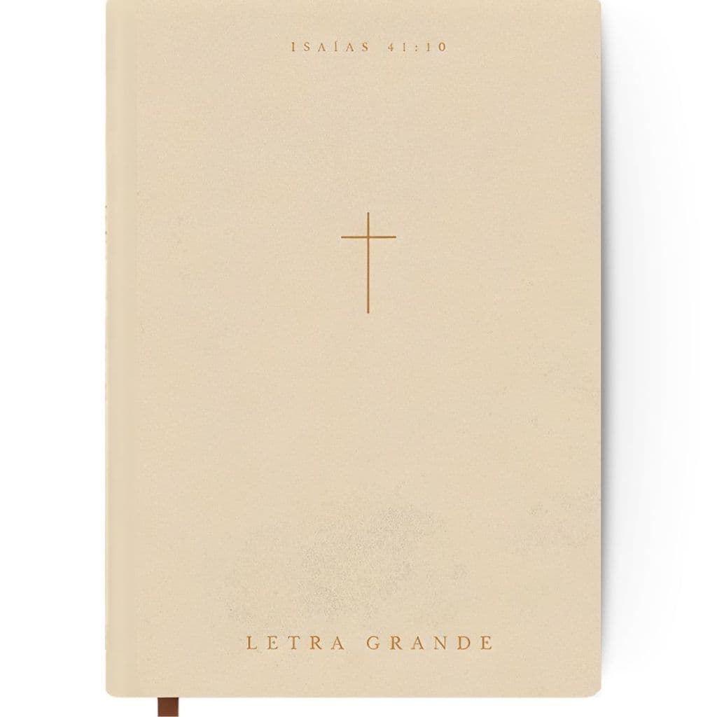 Bíblia Sagrada | Letra Grande | NVI | Capa Dura | Cruz Creme