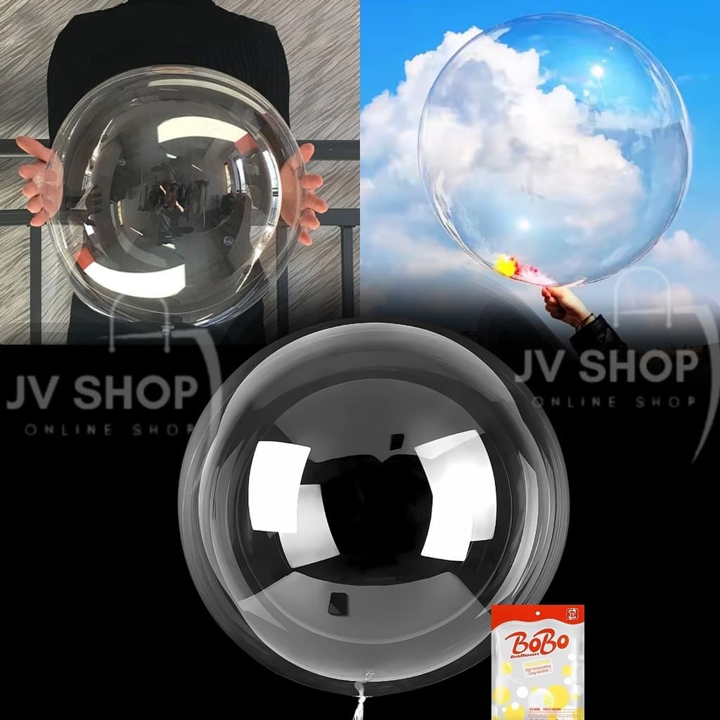 Balão Bubble Transparente 36 Polegadas 90cm Cristal Decoração Festa