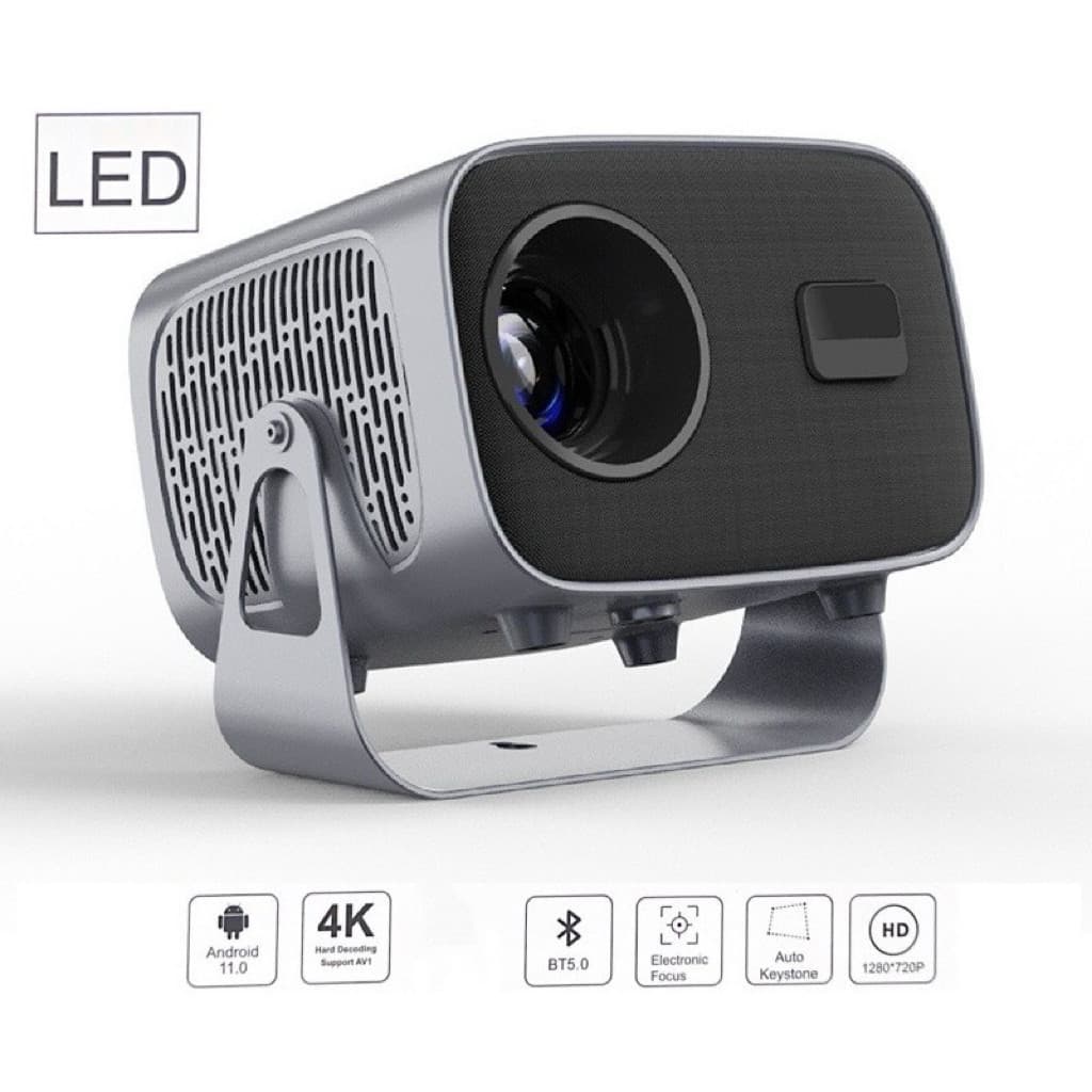 Projetor A10PLUS Android TV 4K Dual Band WIFI 6.0 Bluetooth 5.0 Portátil