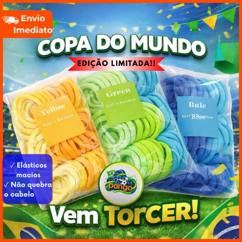 Kit Copa 100/150 Xuxinha Verde Amarelo Azul