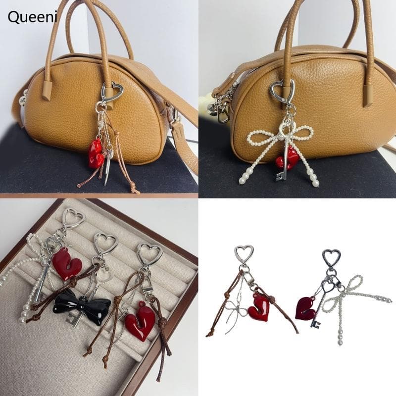 Ornamento Chave Textura Liga Pingente Feito À Mão Queeni Adequado Para Uso Diário Festas