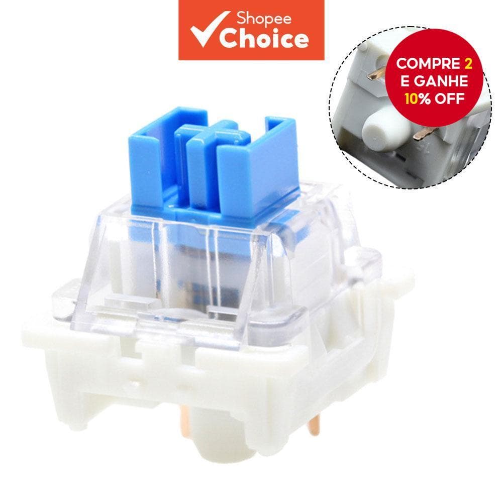 Interruptor De Teclado 30/50/90 Pçs Clicker Chave Substituição 3 Pinos Tátil Mecânico Inclui Keycap Extrator Escova De L