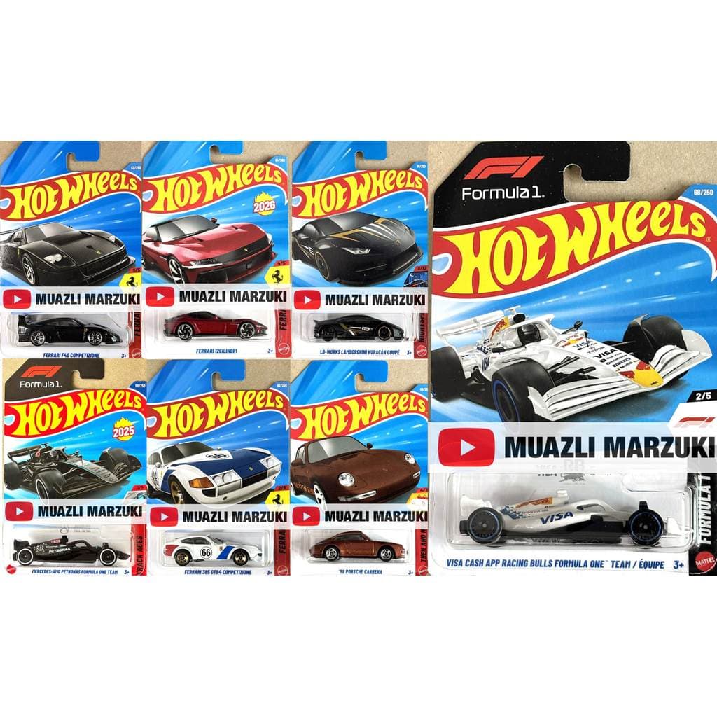 Hot Wheels Básicos 2026 –  Lote G F E D C B e A