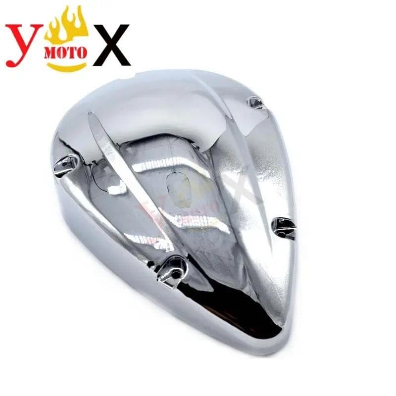 Tampa Cromada Do Filtro De Ar Carburador Da Motocicleta Para Honda Shadow Aero 750 400 VT400 VT750 VT750C Espírito VT750