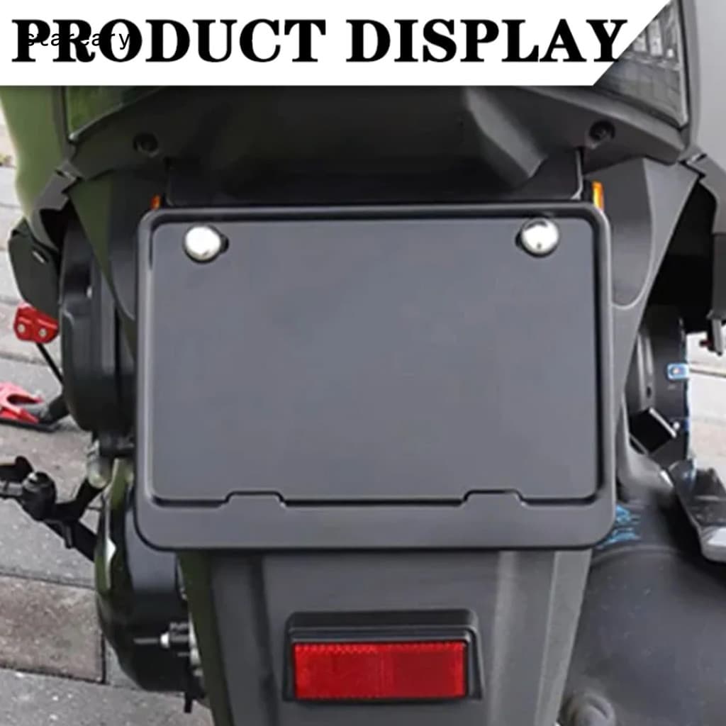 SY Quadro Da Placa De Licença Motocicleta Universal Liga Alumínio Moto Número Protetor Capa Suporte