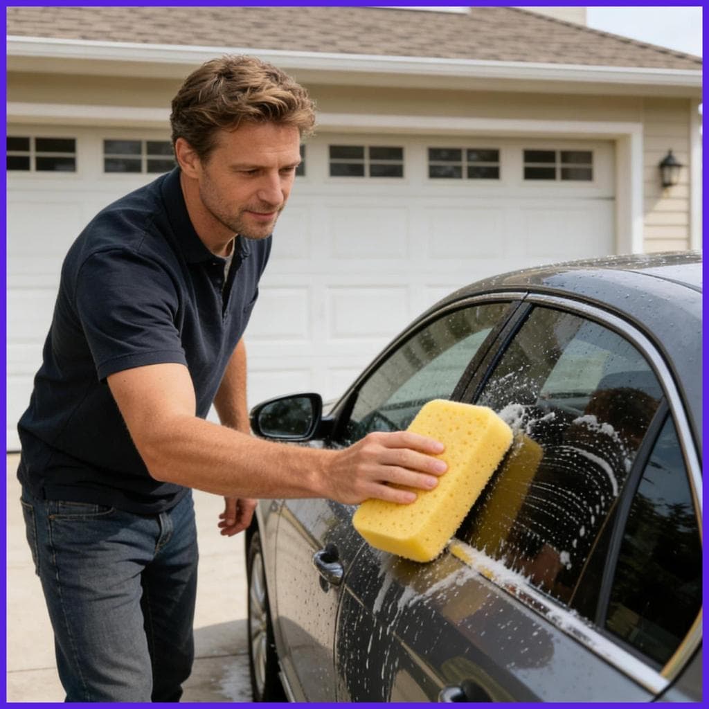 Esponjas De Lavagem De Carro 3 Peças Livre De Riscos Grande Extra Grosso Absorvente Esponja Para Cera Automática phdbr