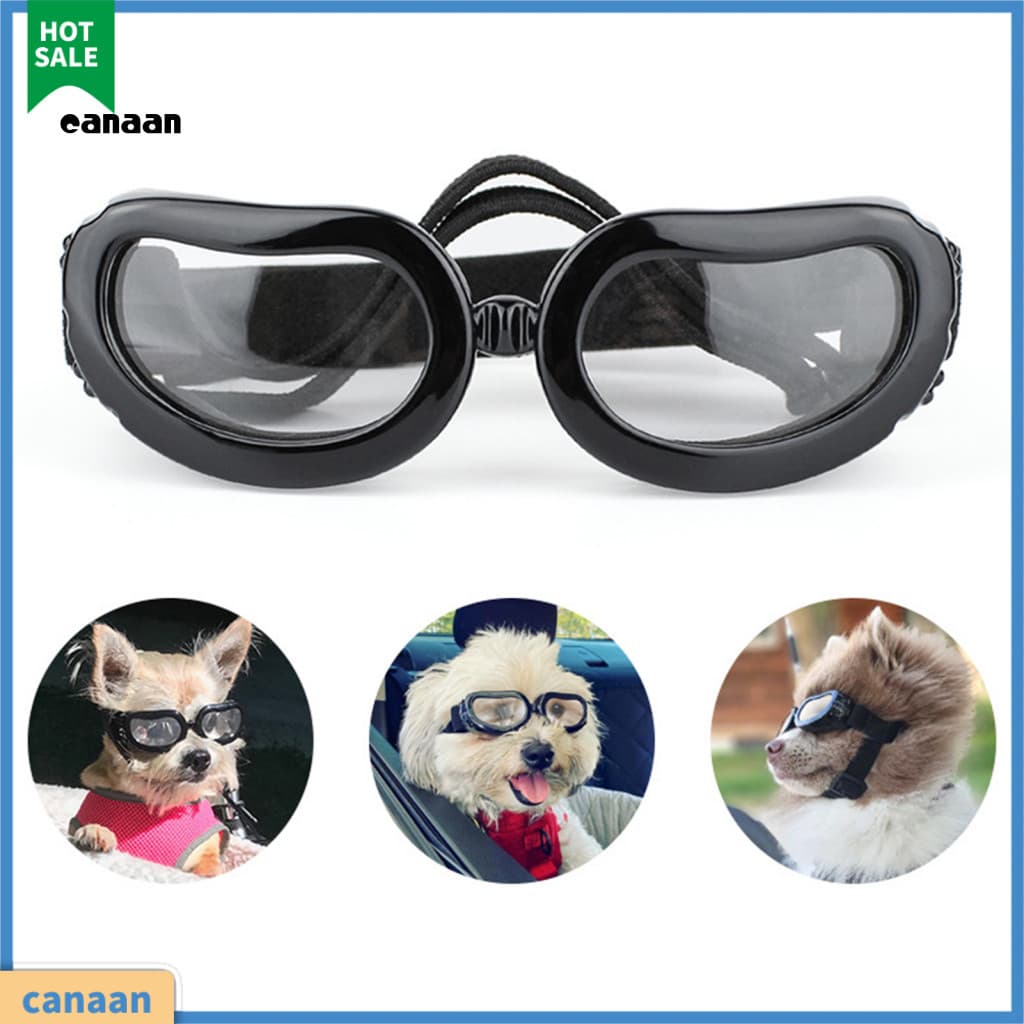 canaan | Óculos De Sol Para Animais De Estimação , Visão Clara , Ajustável , Proteção UV Os Olhos , Gato , Cachorro , Su