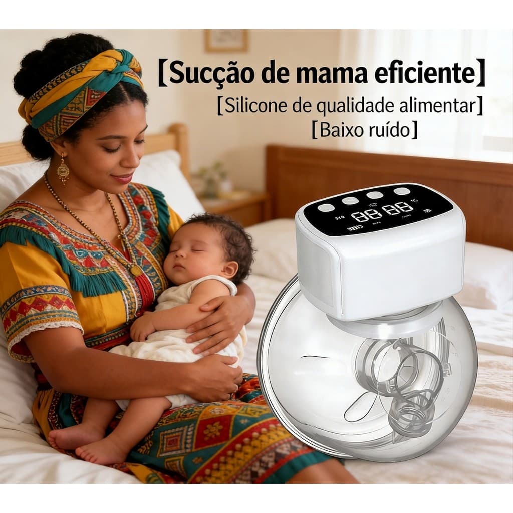 Bomba de tira leite,Bomba Elétrica Portátil Para Leite Materno Recarregável