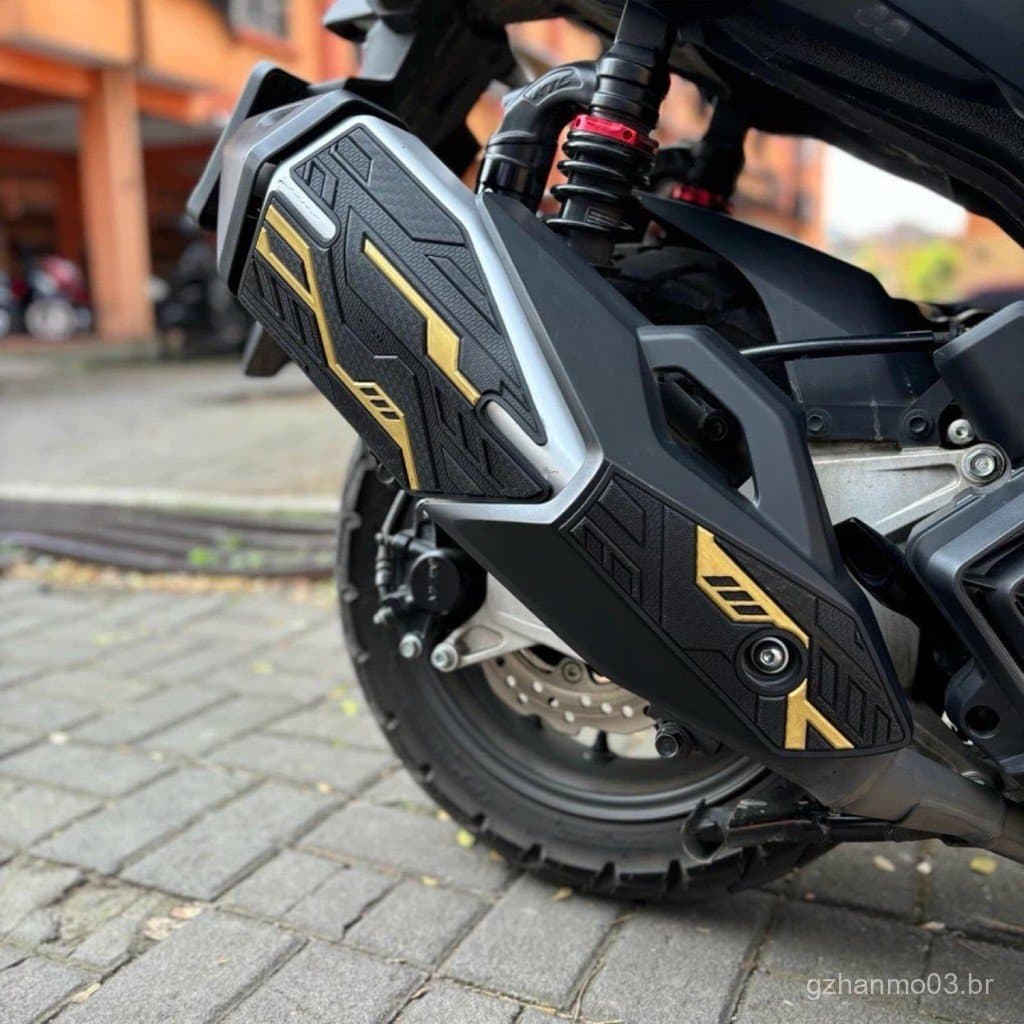 Adequado para adesivo de escapamento Honda ADV 160, adesivo de proteção de escapamento em material de borracha para moto