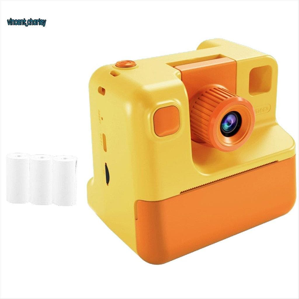 [vincent_c] Câmera De Impressão Instantânea Infantil 1080P HD Digital Papel Fotográfico Brinquedo Para Aniversário Prese