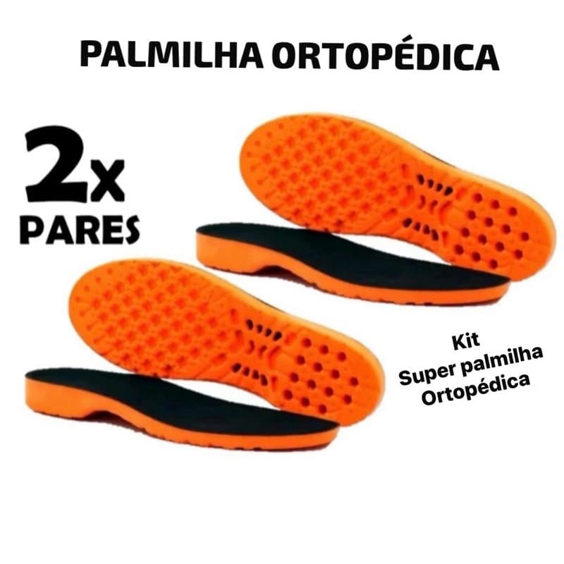 palmilha para tenis sapatos botas em gel pu kit com 2 pares idela para o dia a dia track