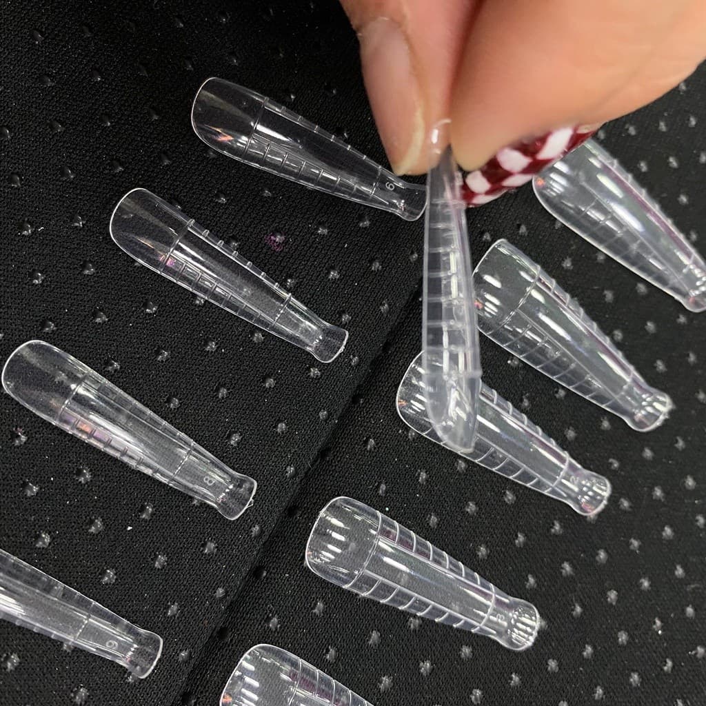 Molde F1 Bailarina Reutilizável 300|200|100 Unidades | Molde para Unhas Gel Fibra Acrílico | Profissional