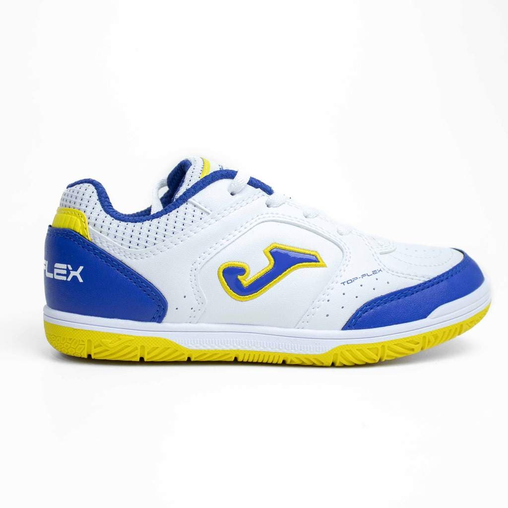 Chuteira Joma Top Flex Jr Futsal Infantil Campo Sintético Leve Confortável Solado Antiderrapante