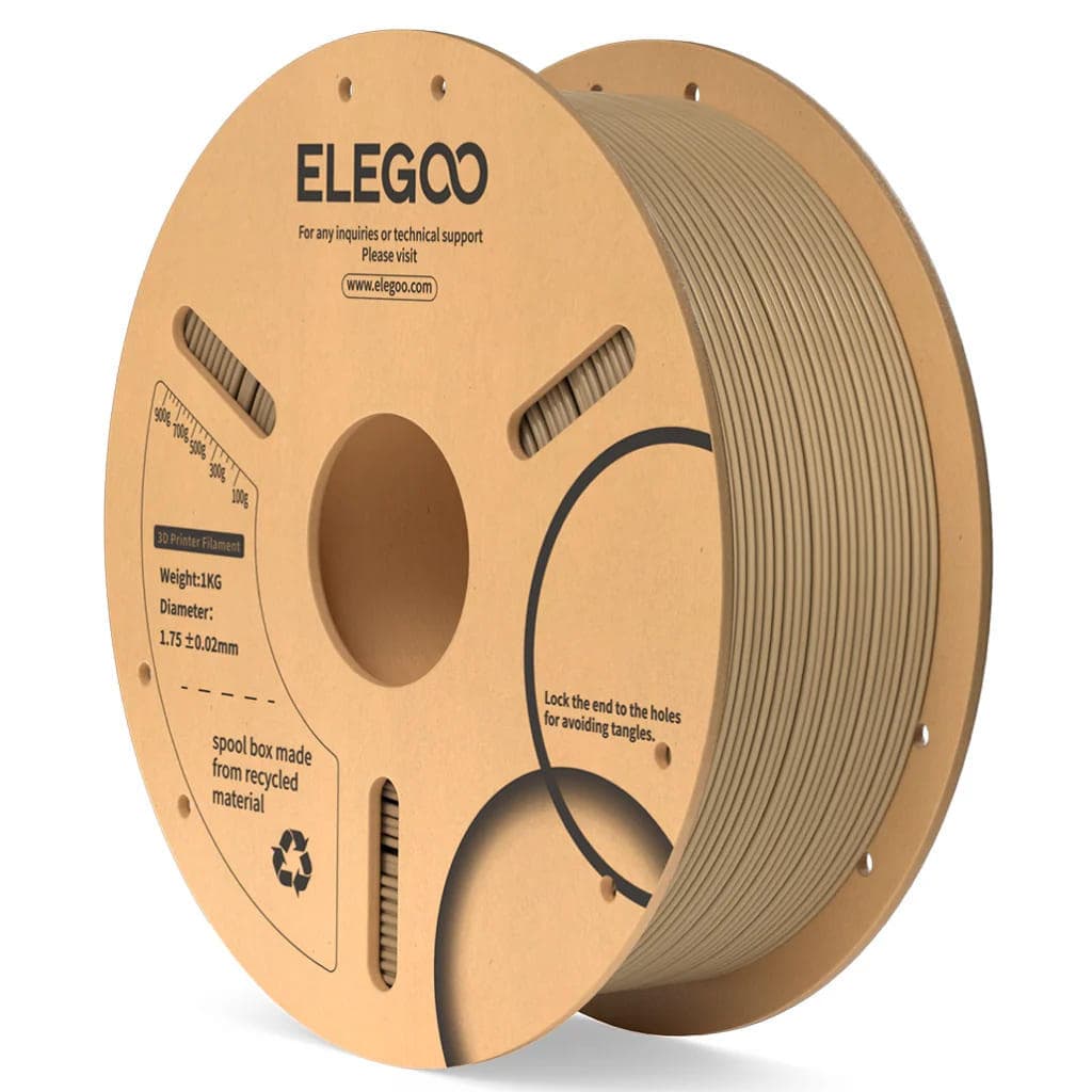 Filamento Elegoo PLA 1.75mm 1Kg Madeira