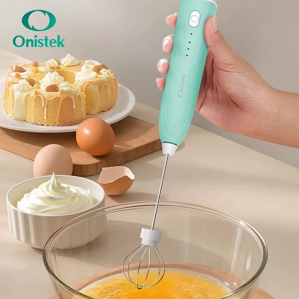 Batedor Misturador Mixer Elétrico para Bebidas Leite Café Clara de Ovos