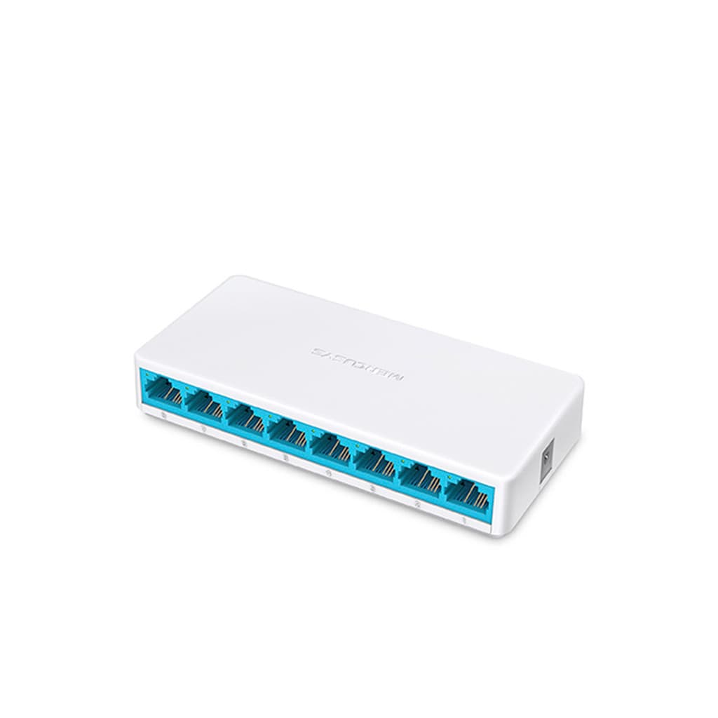 Switch de Mesa Switching Capacity 1.6Gbps Ms108 Mercusys 8 Portas 10/100Mbps