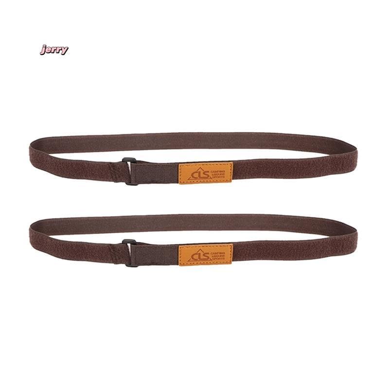 2 Peças De Fixação De Armazenamento Acampamento Caminhadas Ao Ar Livre Alças De Viagem Bagagem Tenda Gravata Poliéster M