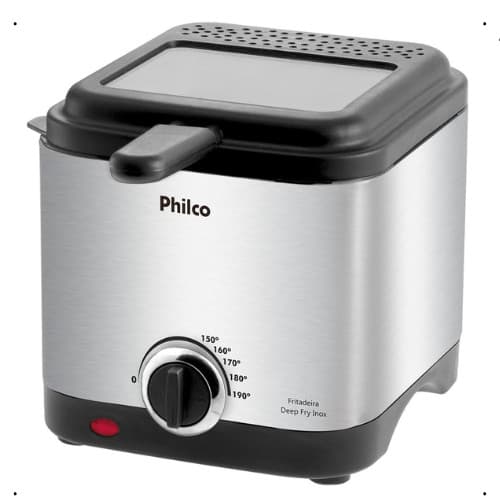 Fritadeira Elétrica Deep Fry 900W Inox 1,8l-127v