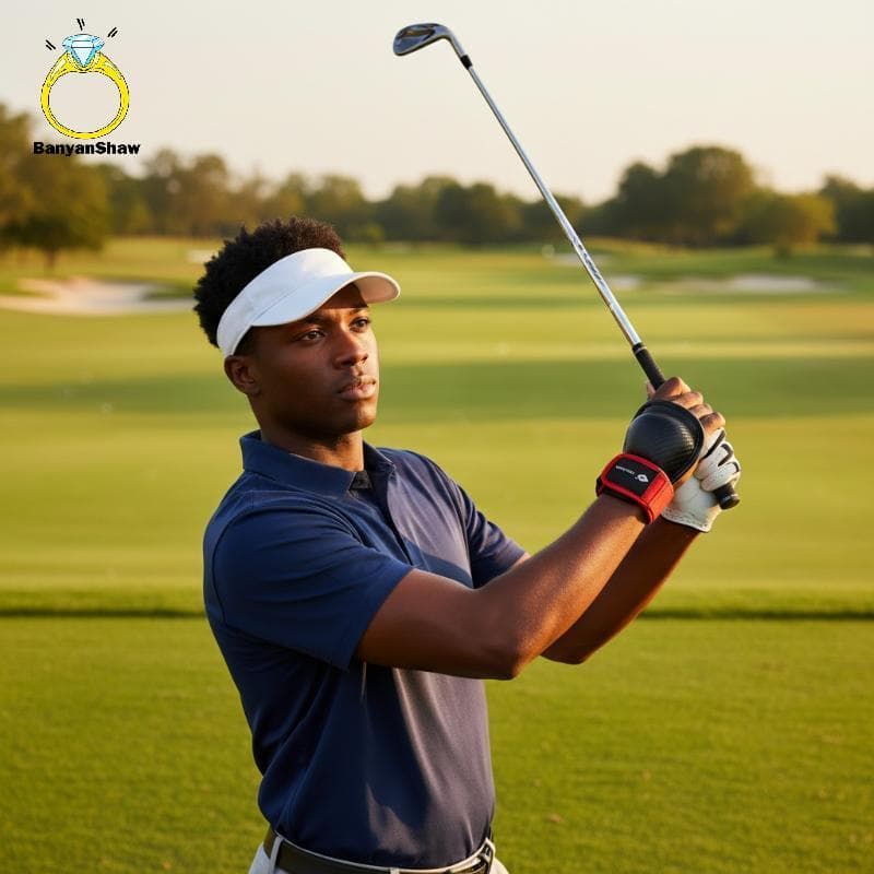 [BANY] Corretor De Ângulo De Pulso Para Lascar Golfe , Auxílio Treinamento De Balanço De Cinta , Treinador Todos Os Golf