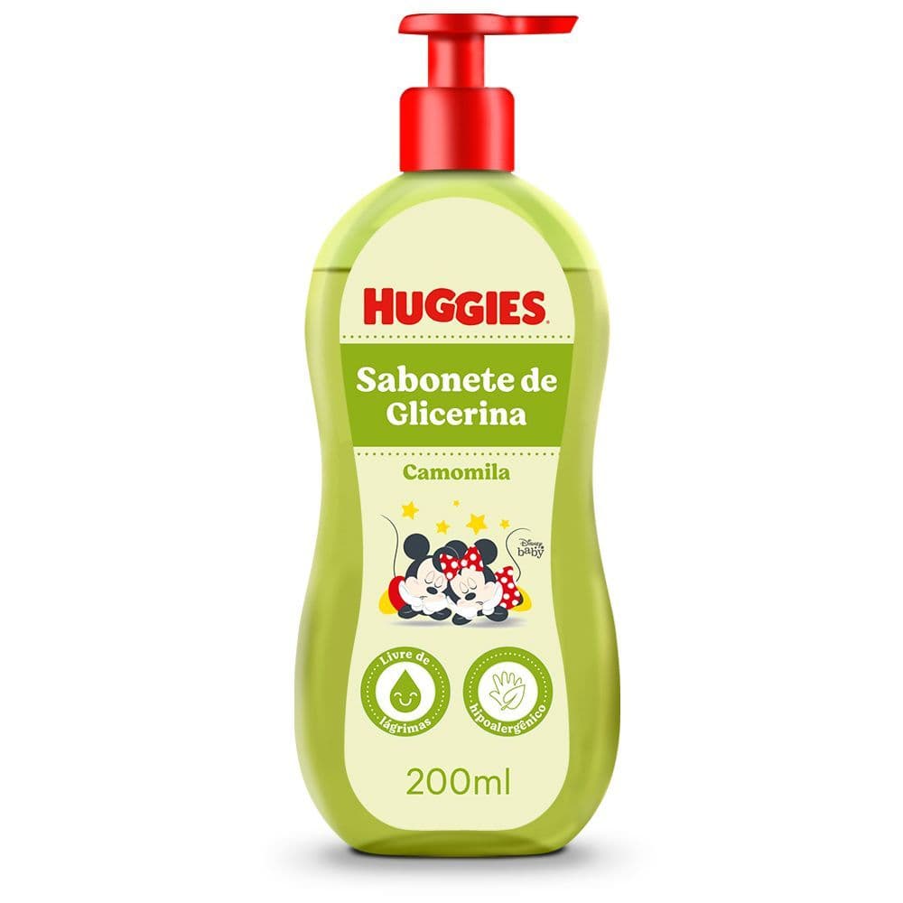 Sabonete Líquido Huggies Hora de Sonhar para Bebê 200ml