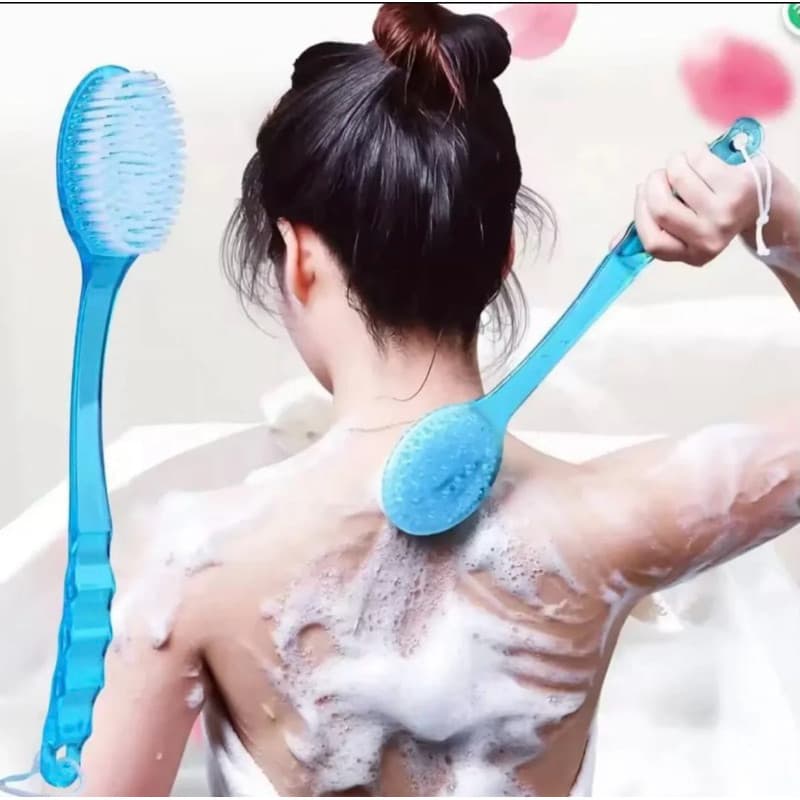 Escova De  Banho + Bucha Para Lavar As Costas, lavagem banho