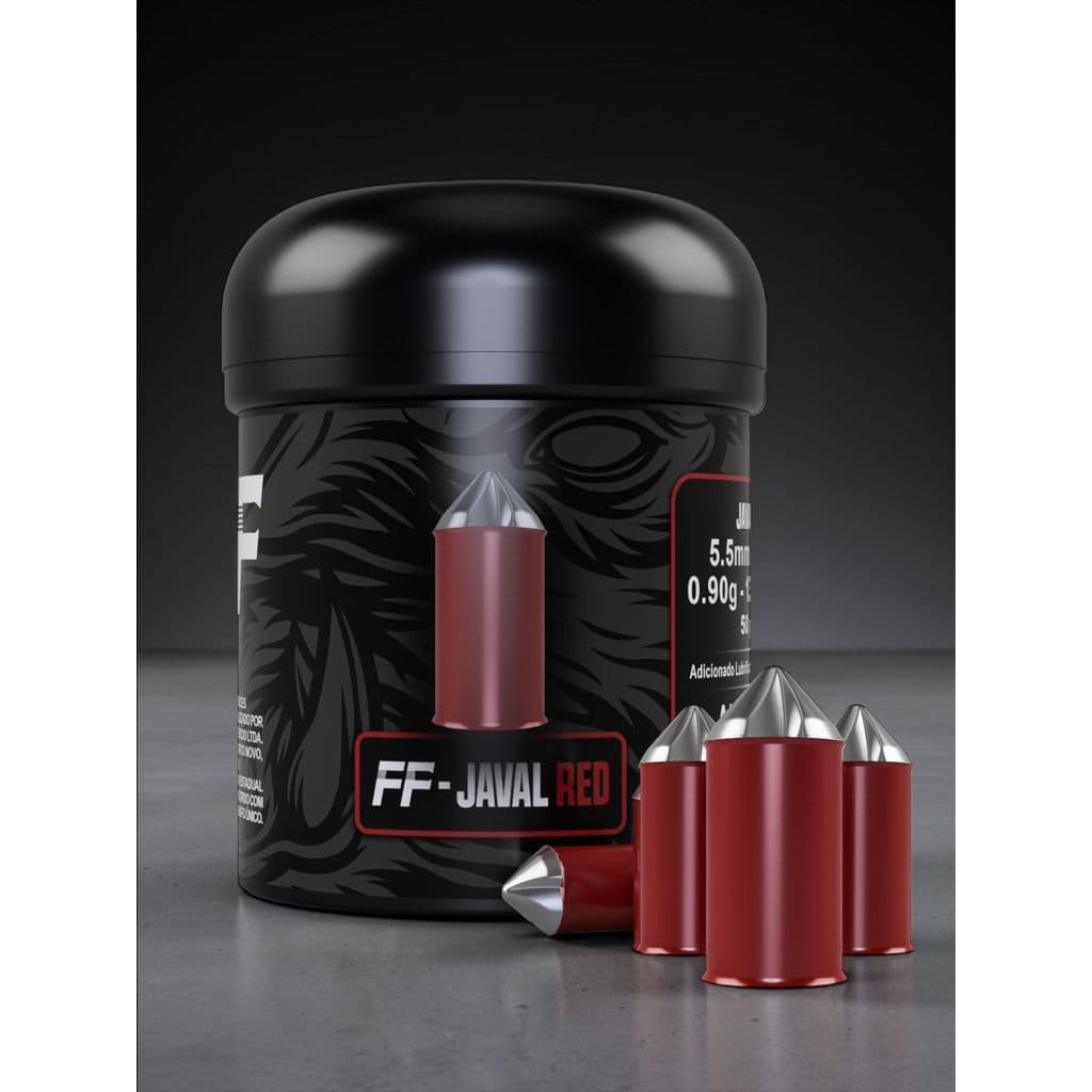 Chumbinho PROFISSIONAL  FF JAVAL RED 5.5 mm  Perfuração / Impacto - 50 un
