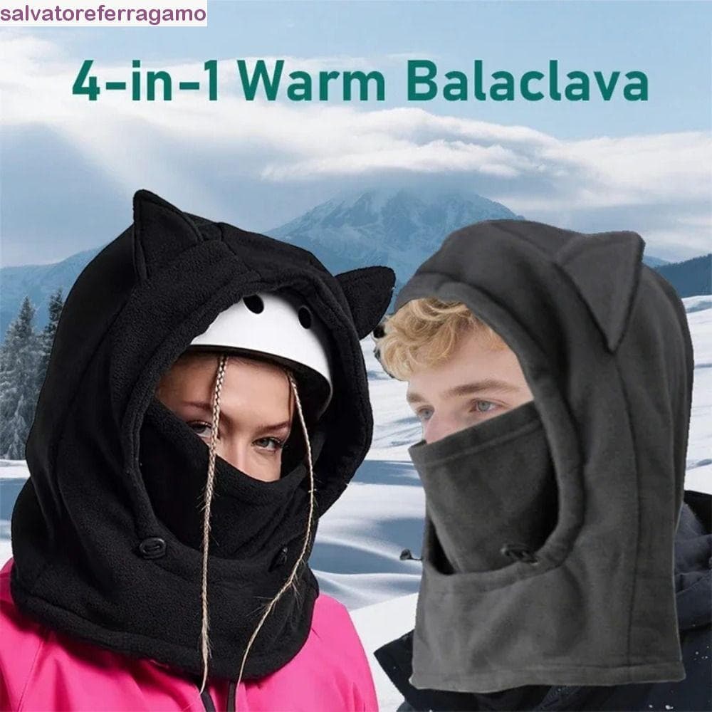 Chapéu De Capacete De Motocicleta SALVATOREFERRAGAMO , Boné Térmico De Proteção De Ouvido , Balaclava De Esqui , Clima F