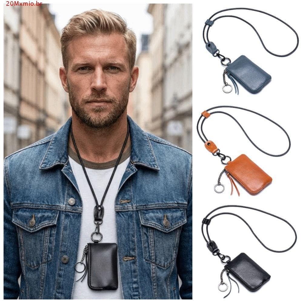 Carteiras Penduradas No Pescoço MXMIOB , Mini Bolsa De Moedas Retrô PU , Macia Requintada Com Porta-Cartões Cordão Para 