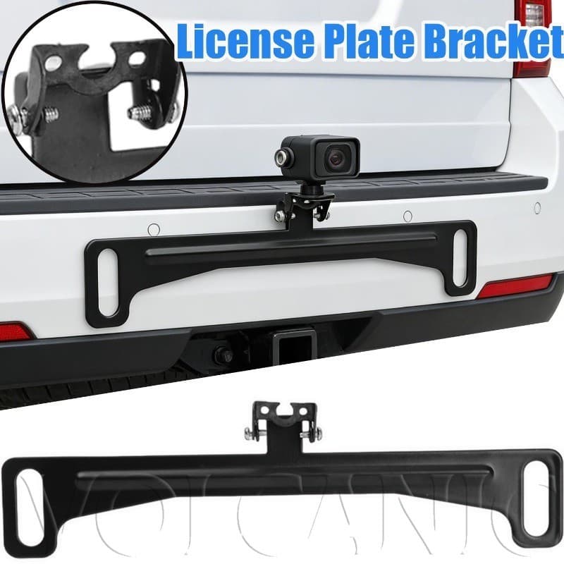[Envio Rápido] 2 Conjuntos De Suporte De Placa De Licença Resistente-Câmera Reversa De Carro-Acessórios Para Veículos-De