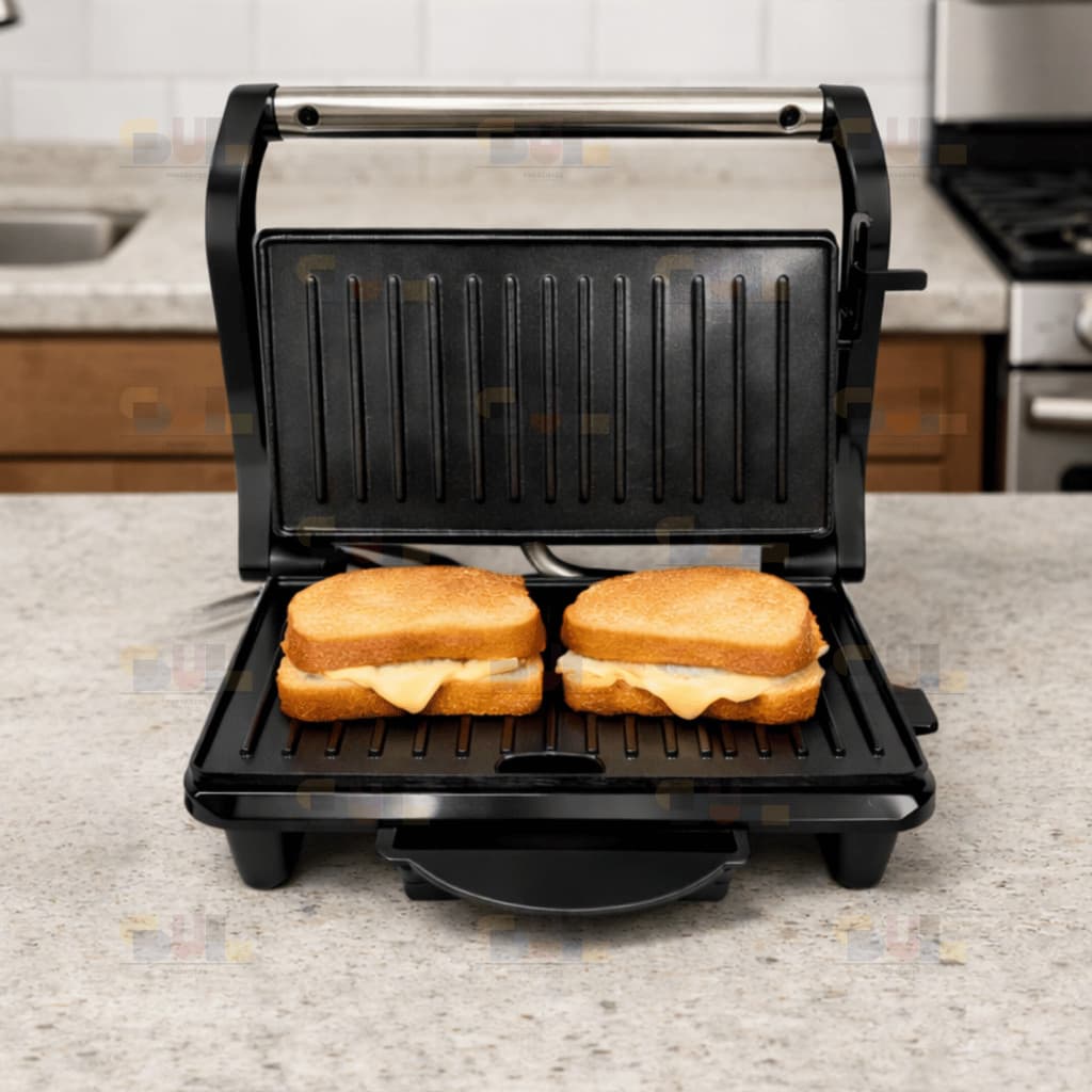 Sanduicheira Grill 800W Inox Wap 2 Em 1 Antiaderente Chapa 127v 220v Fritadeira Eletrica Elétrica