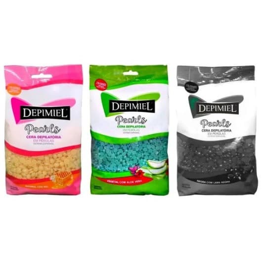 Cera Depilatória em pérolas de 1kg - Depimiel