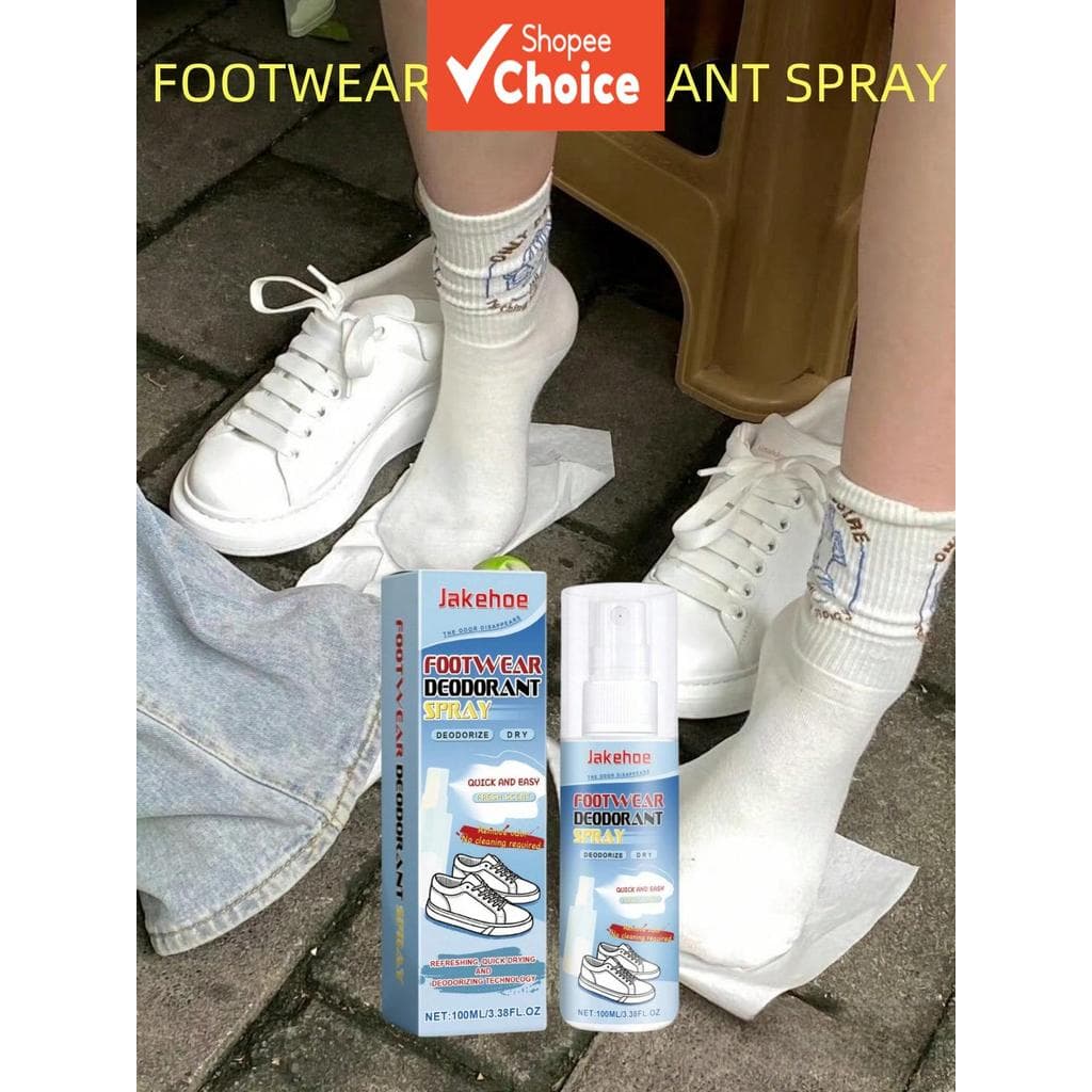  Spray desodorizante avançado e de longa duração para sapatos e meias – Refresca os sapatos, previne odores, fácil de