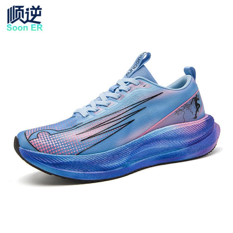 Real Boost sola das mulheres dos homens de corrida tênis placa carbono absorção choque longa corrida maratona sapatos es