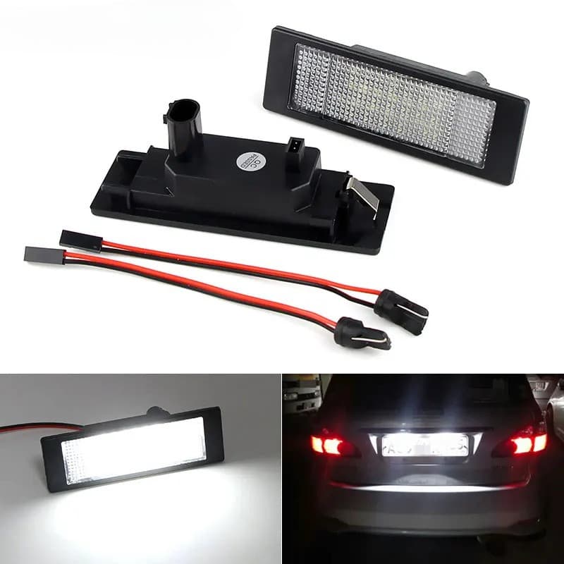 2xCanbus LED Luz Da Placa De Licença Para BMW E81 E87 F20 E63 E64 F12 F13 F06 Z4/E85 K48 Mini Cooper R55 R60 R61 Fiat Be