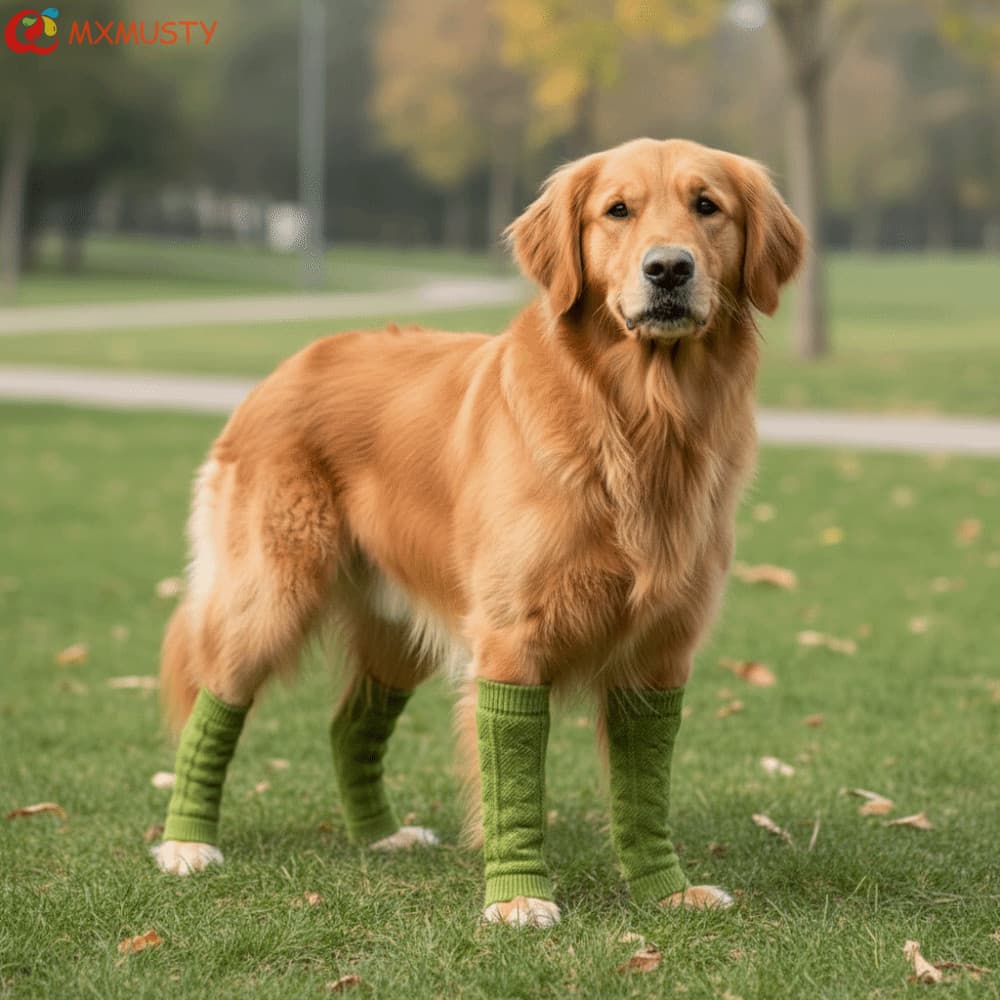 MXMUSTYZA Protetor De Cotovelo Para Animais De Estimação , Capas Confortáveis Anti-Sujeira Pernas De Cachorro , Capa Elá