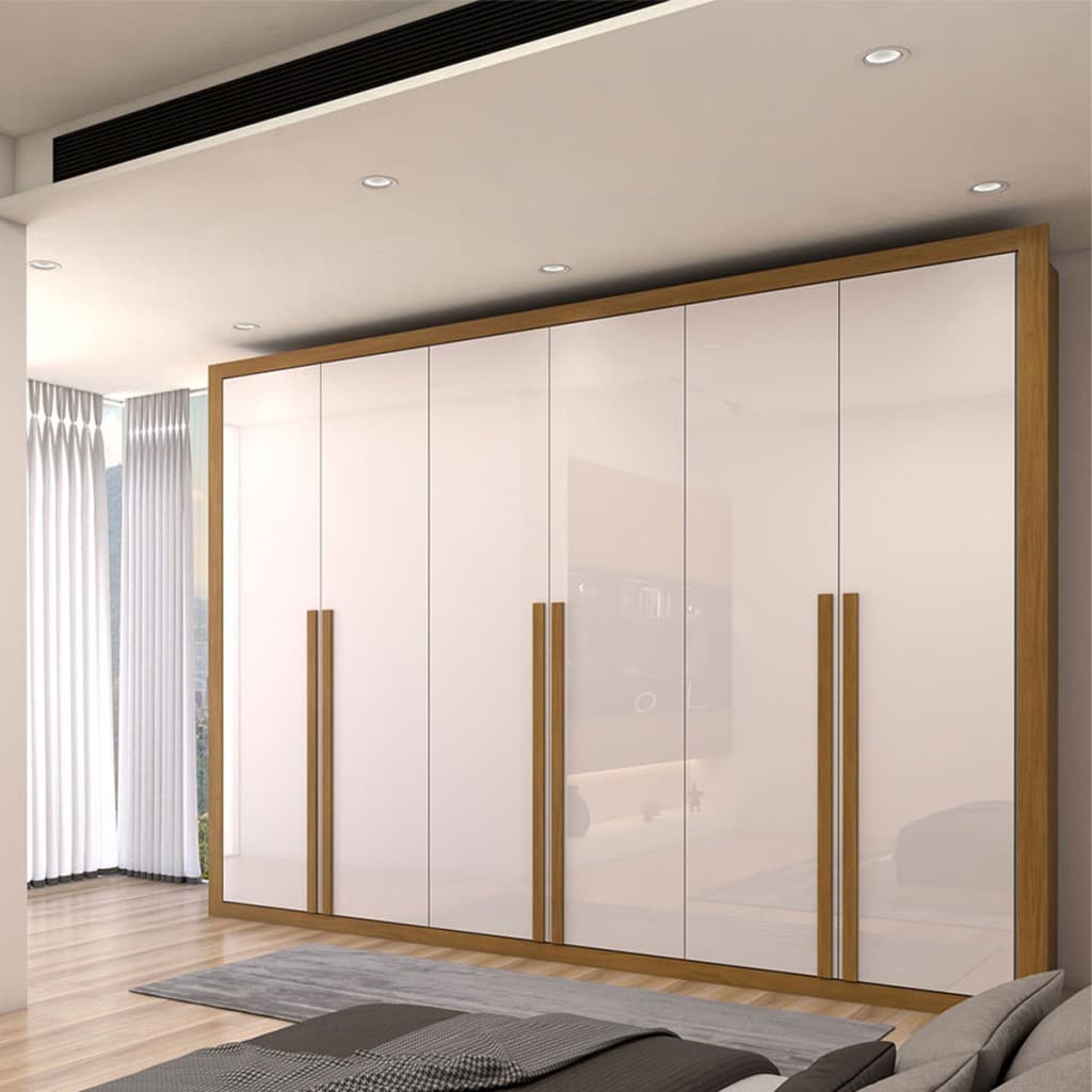 Guarda-Roupa Casal Classic 6 Portas 6 Gavetas 100% MDF - Panorama Móveis