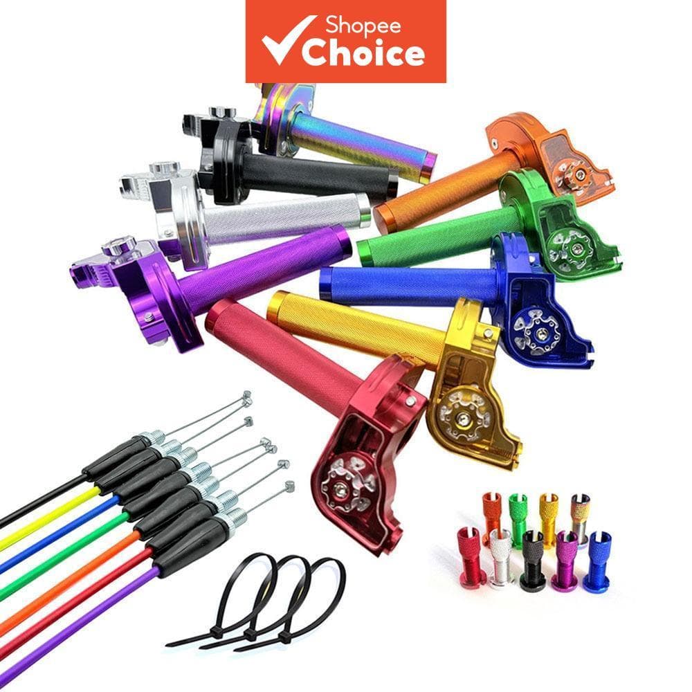 Universal CNC Alumínio 7/8'22mm Motocicleta Guiador Acelerador Torção Aperto Para Bicicleta Sujeira Scooter ATV