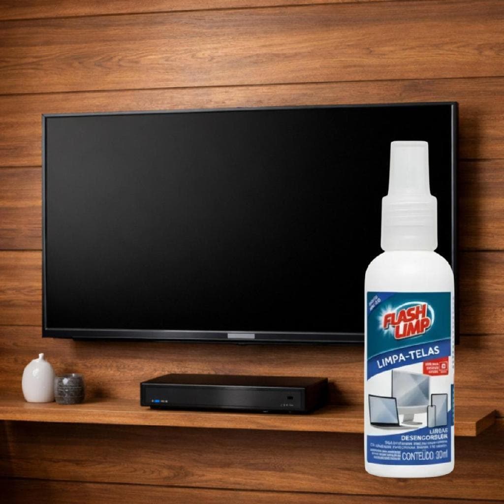 Limpa Telas 120ml Flash Limpa Spray pratico e facil de usar ESCOLHA A QUANTIDADE