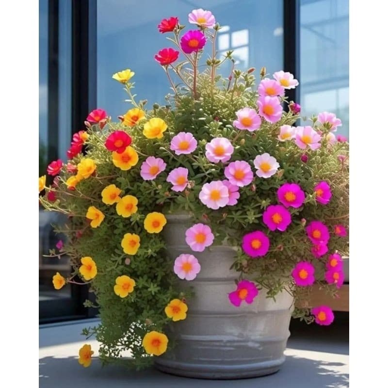 240 Sementes Onze Horas Multicoloridas para vasos e Canteiros.