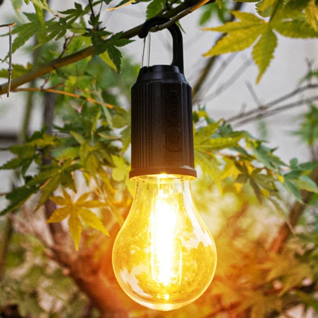 Lâmpada Recarregável Para Barraca De Acampamento E Pesca Luz Portátil Usb de Pendurar Curuvaviva
