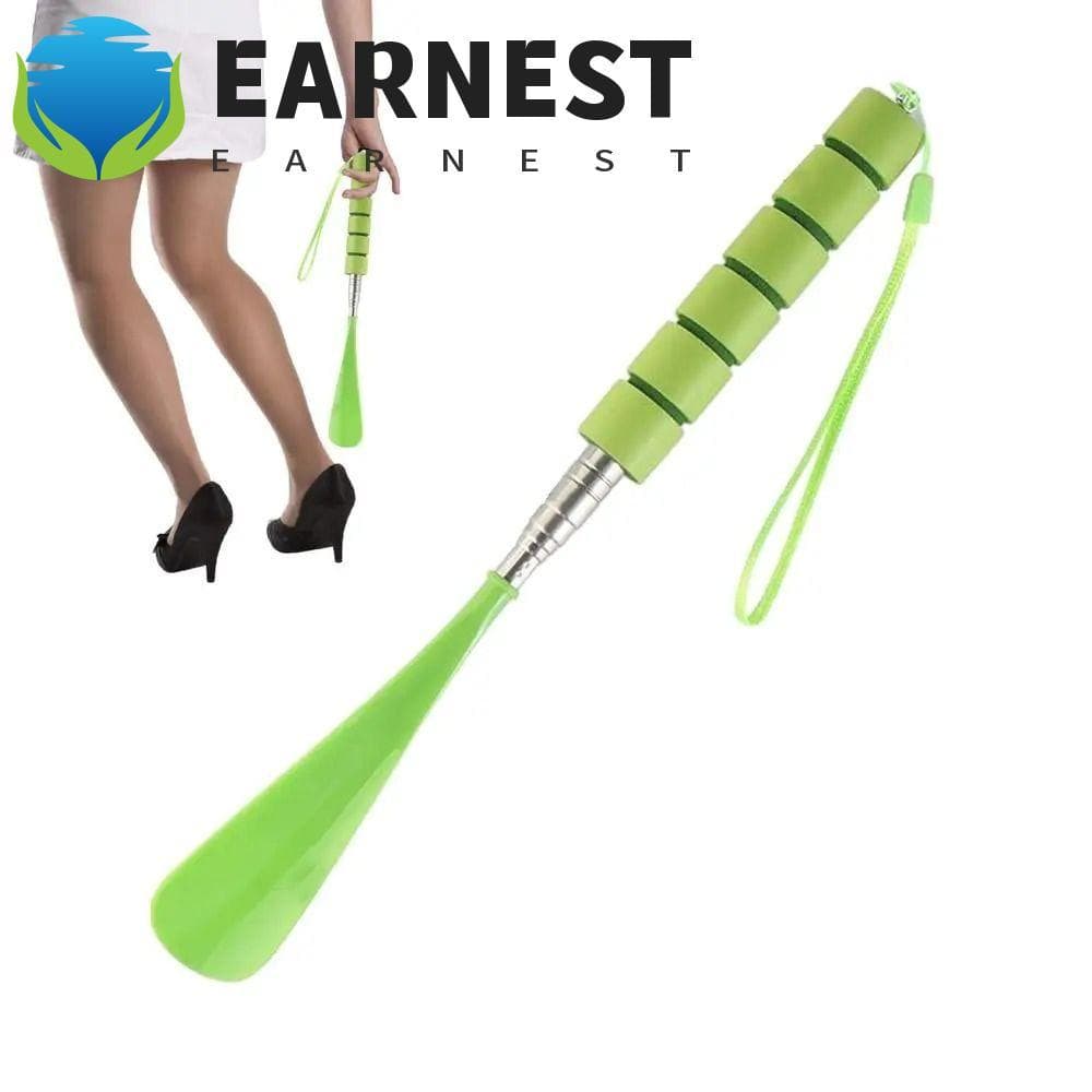 Buzina De Sapato EARNEST , Levantador De Aço Inoxidável De 29 Cm-70 , Colher De Sapatos Ajustável De Plástico Com Alça L