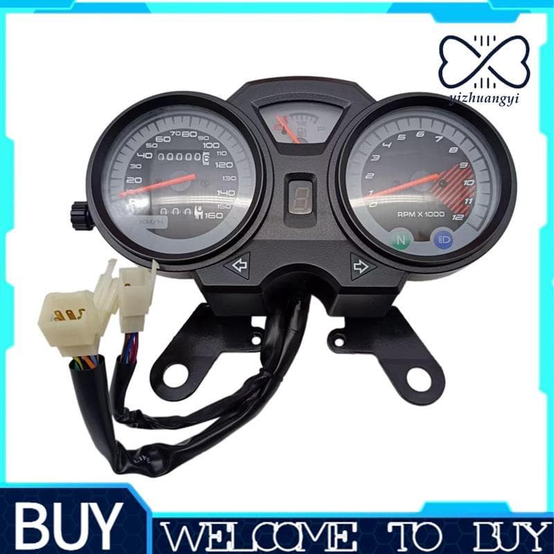 Tacômetro À Prova D'água Para CG125 150 Acessórios Motocicleta Peças Velocímetro Com Display Digital