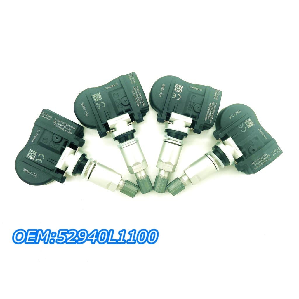 Sensor Monitor De Pressão Dos Pneus , 4 Unidades , Para Hyundai Sonata DN8 KIA Seltos 2019 2020 TPMS 52940L1100 52940-L1