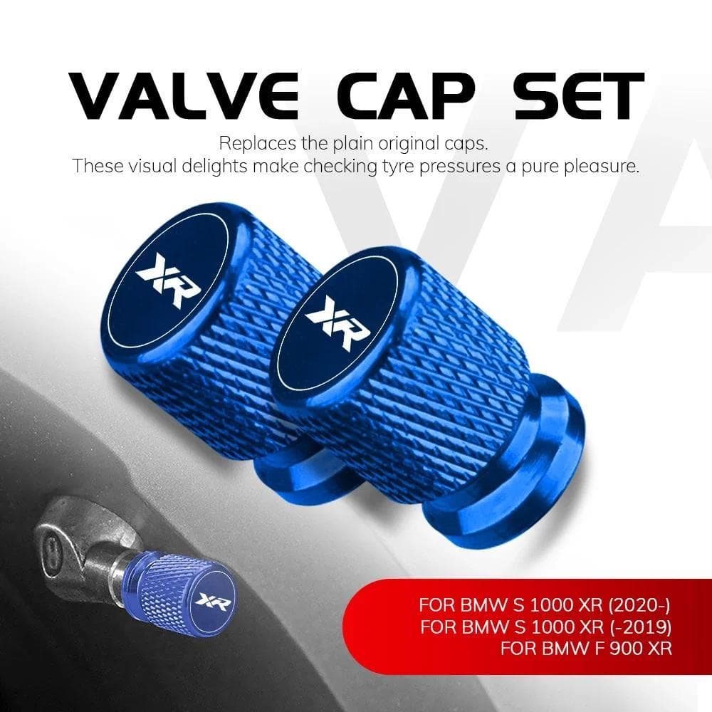Para BMW S1000XR S1000XR F900XR S 1000 XR F 900 Conjunto De Tampa De Válvula Padrão Da Motocicleta Tampas De Pneu Alumín
